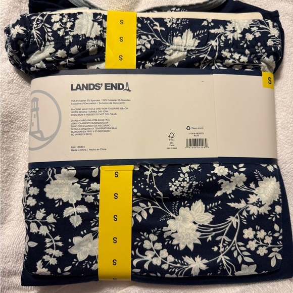 Lands End 2 pc Knit Pajama Set - Picture 5 of 8